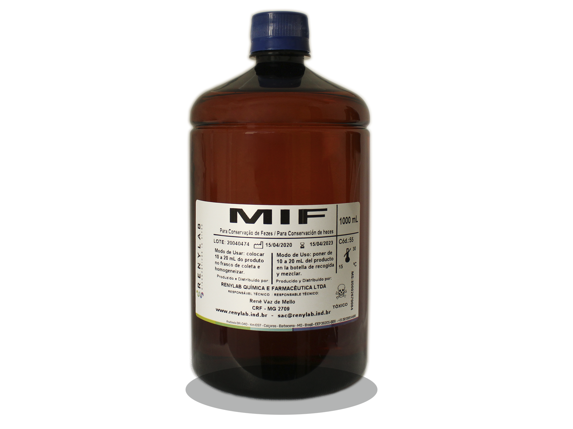 MIF – Líquido p/ Conservación de Heces